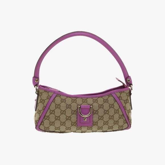 Gucci Handbags - Gucci GG Canvas Abbey Handbag Pink/Beige